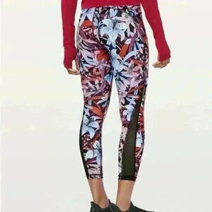 Lululemon Train Times 7/8 Pant *25" Lush Lillies Multi Size 10